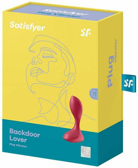 Satisfyer Backdoor Lover Πρωκτική Σφήνα Red