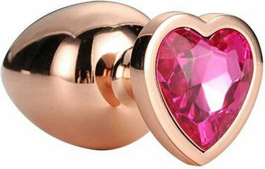 Dream Toys Gleaming Love Gold Plug Anal Plug Small Gold 7.1cm