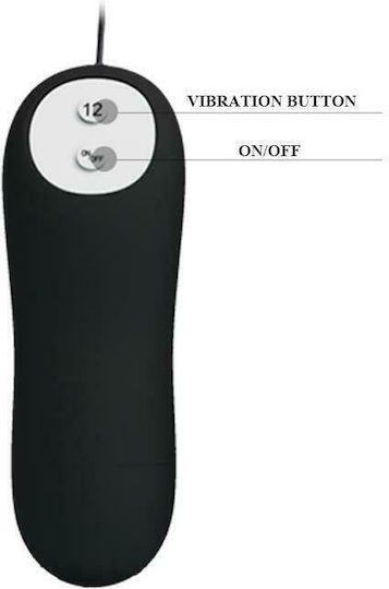 Pretty Love Anal Stimulation Plug Анална тапа Black 15.4см