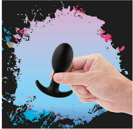 Feelztoys PLUGZ BUTT PLUG No 3 Πρωκτική Σφήνα Black 9cm
