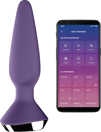 Satisfyer Plug-ilicious 1 Play Vibrator Anal Plug mit kabelloser Funktion  und Vibration Lila