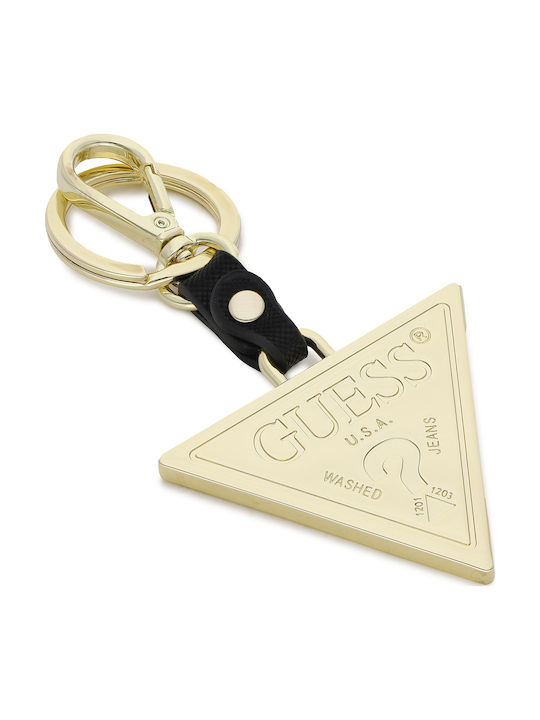 Guess Keychain Metallic Gold