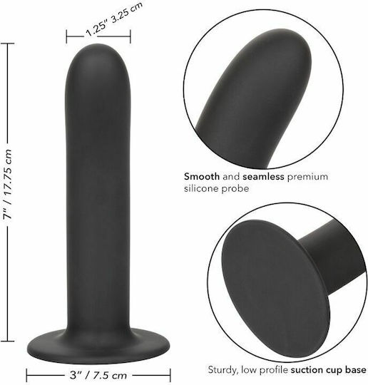 Calexotics Boundless Silicone Smooth Probe Анално дилдо Черен 17.5см