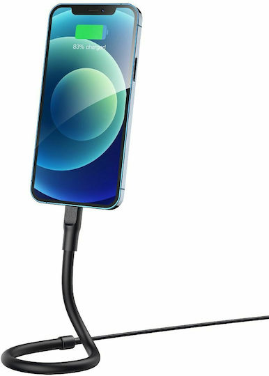 XO NB195 USB-A to Lightning Cable Black 1.2m (16.005.0172)