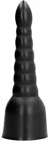 All Black X-Man Dildo Anal XXLarge Negru 33.5cm