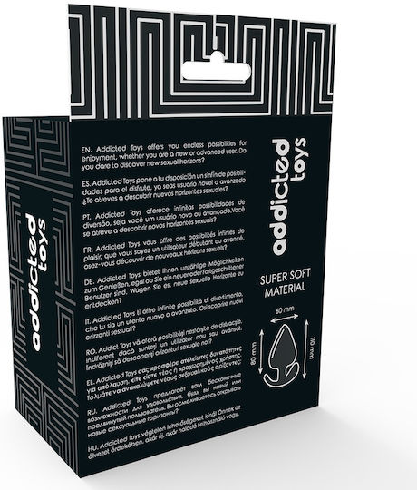 Addicted Toys Addicted Toys Anal Plug Black 11cm
