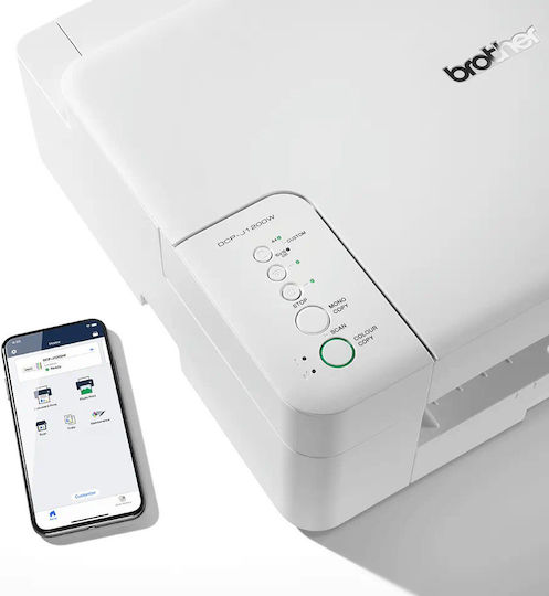Brother Έγχρωμο Πολυμηχάνημα Inkjet με WiFi και Mobile Print DCP-J1200W