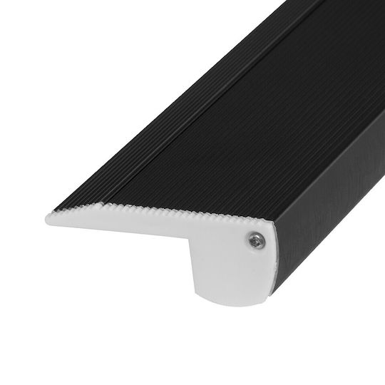 GloboStar Satz 5Stück Hängend Aluminiumprofil für LED-Streifen Treppen mit Opal Abdeckung 300cm