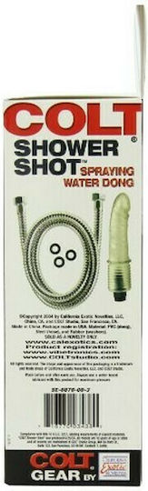 Colt Shower Shot Spraying Water Dong Anal Shower Brown 11cm