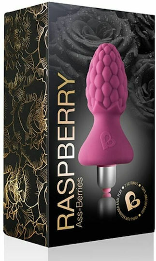 Rocks Off Ass Berries 7 Speed Анална тапа с вибрация Лилав 10.2см