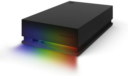 Seagate FireCuda Gaming Hub USB-C / USB 3.0 Εξωτερικός HDD 8TB 3.5" Μαύρο