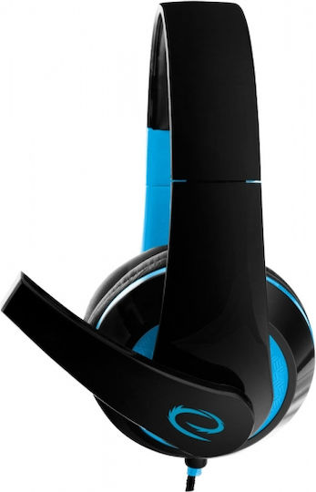 Esperanza Condor Over Ear Gaming Headset with 3.5 mm Connectivity Blue