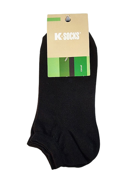 K Socks Șosete Uni Negre 3Pachet