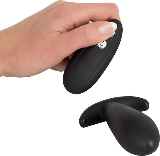 You2Toys Remote Controlled Vibro Plug Πρωκτική Σφήνα με Δυνατότητα Ασύρματης Λειτουργίας και Δόνηση Μαύρη
