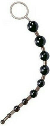 Anal Beads Manuela Crazy Anal Beads Black 24cm