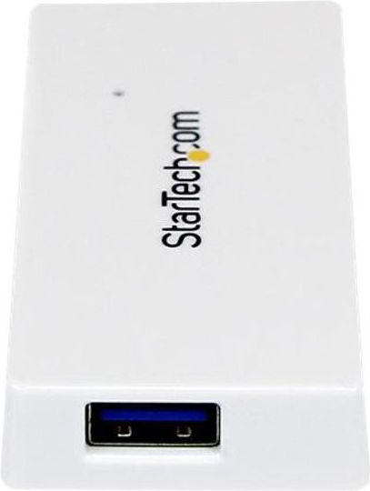 StarTech USB 3.0 4 Port Hub with USB-A Connection White (ST4300MINU3W)