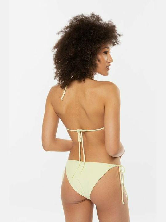 Volcom Triangle Bikini Top Yellow