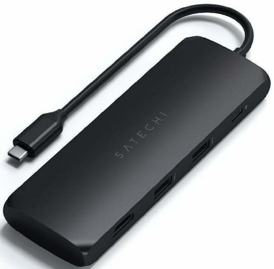 Satechi Hybrid USB-C Docking Station with HDMI 4K PD Black