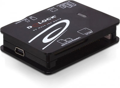 DeLock Kartenleser USB 2.0 für /S/D/ /m/i/c/r/o/S/D/ /M/e/m/o/r/y/S/t/i/c/k/ /C/o/m/p/a/c/t/F/l/a/s/h/ / /