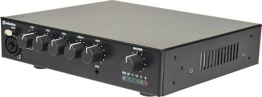 Adastra UA30 Mini PA Power Amplifier 5 Channels 30W/8Ω 30W/100V with Cooling System Black