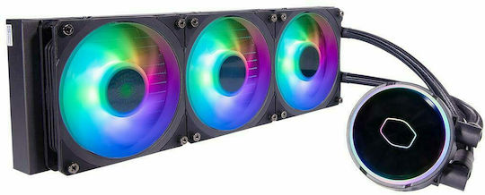 CoolerMaster Masterliquid PL240 Flux Υδρόψυξη AIO CPU με 2 Ανεμιστήρες 120mm και ARGB Φωτισμό