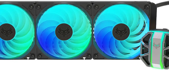 Sapphire NITRO+ S240-A AIO CPU Water Cooling Dual Fan 120mm for Socket AM4/1700/1200/115x with ARGB Lighting