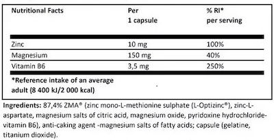 Olimp Sport Nutrition ZMA 120 κάψουλες