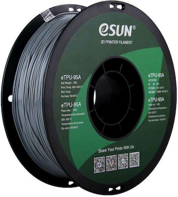 Esun eTPU-95A 3D Printer Filament 1.75mm Gray 1kg