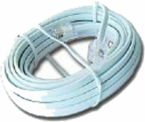 Cablexpert Flat Cablu Telefon RJ11 6P4C 10m Alb (ST-TC6P4C-10M)