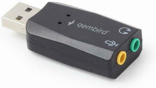 Gembird Virtus Plus Εξωτερική USB Κάρτα Ήχου