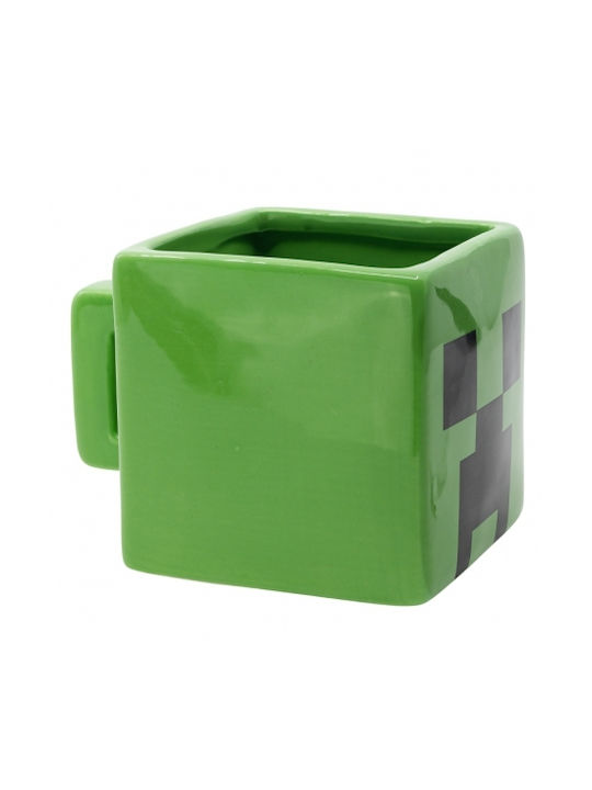 Stor Minecraft 3D Κούπα Κεραμική Πράσινη 445ml