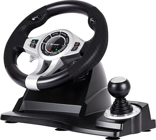 Tracer Roadster Τιμονιέρα με Μοχλό Ταχυτήτων και Πετάλια για PC / PS3 / PS4 / XBOX One με 270° Περιστροφής