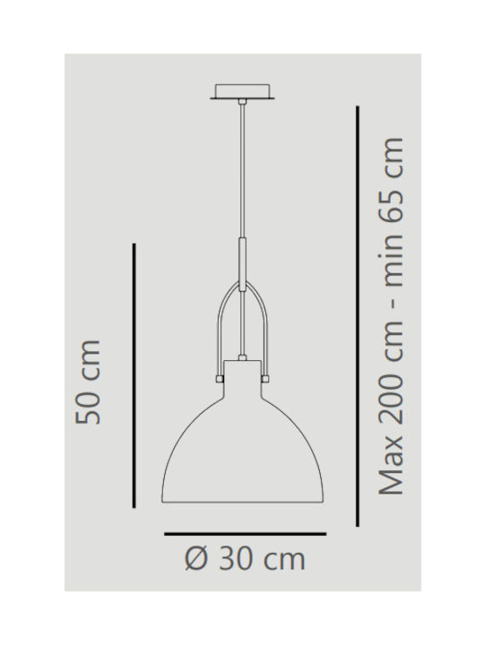 Sikrea MILLA/SG Lustră O singură lumină Bell pentru Soclu E27 Aur