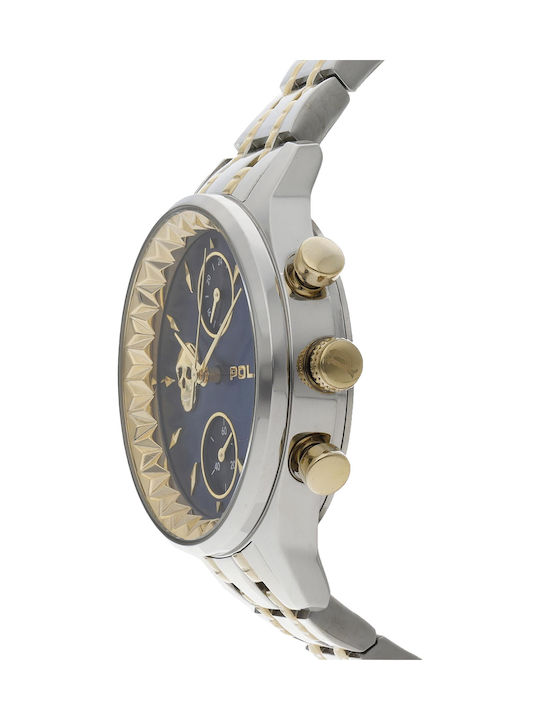 Police Banff Women's Watch Chronograph with Silver Metal Bracelet