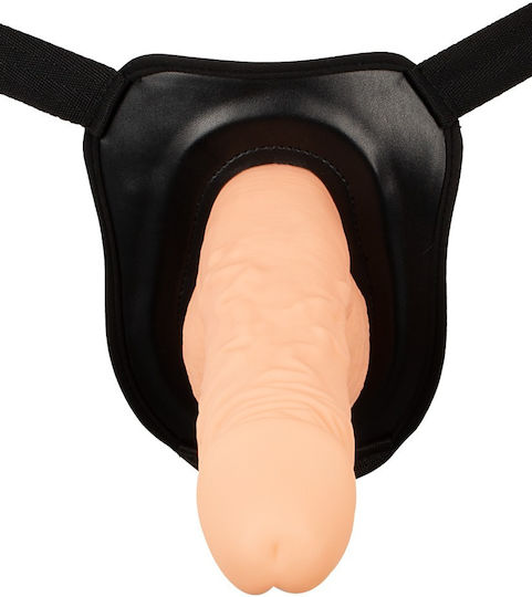 Nanma Excellent Power Erection Assistant Hollow Strap-On Harness with Dildo 24cm in skin color