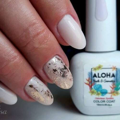 Aloha Fashion Ημιμόνιμο Βερνίκι Νυχιών AF 002 Natural Beige 15ml