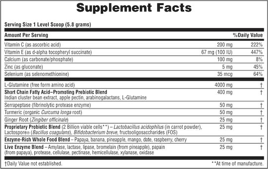 Nature's Plus GI Natural Drink Powder with Probiotics and Prebiotics 174gr