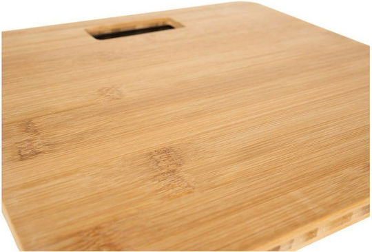Bamboo 28x28x3cm Ψηφιακή Ζυγαριά 180kg Καφέ