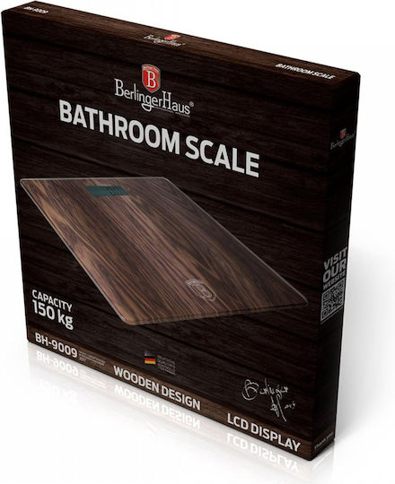 Berlinger Haus Digital Badezimmerwaage in Farbe Braun Waldgrenze BH-9009