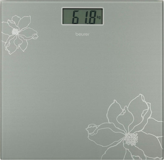Beurer Ψηφιακή Ζυγαριά 180kg Ασημί Flower 75630