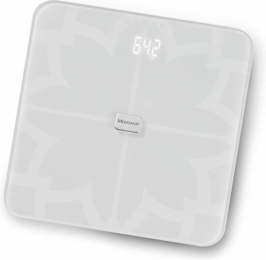 Medisana BS 450 Connect Digital Badezimmerwaage mit Körperfettmessung in Weiß Farbe
