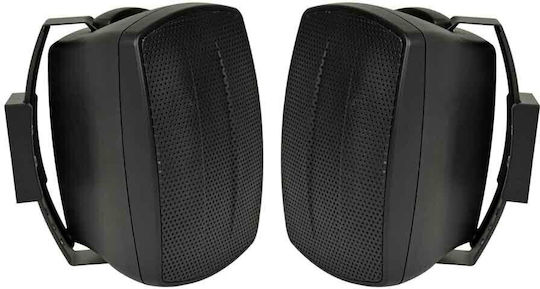 Adastra BH3-Β Παθητικά Επιτοίχια Ηχεία 30W (Ζεύγος) 10.7x10.2x16.4εκ. Μαύρα