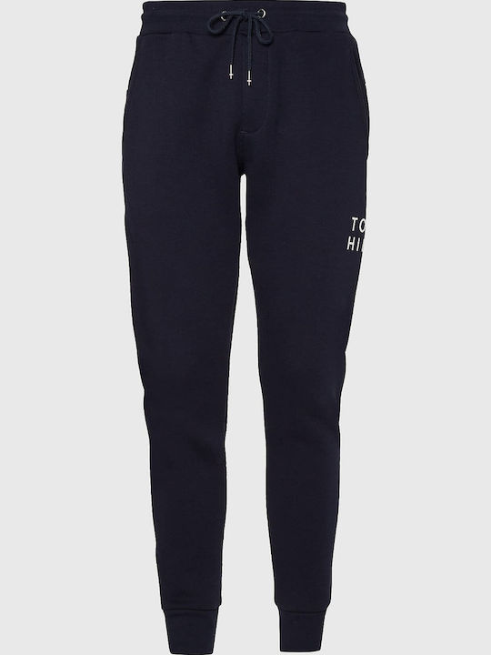 Sweatpants with Elastic Navy Blue