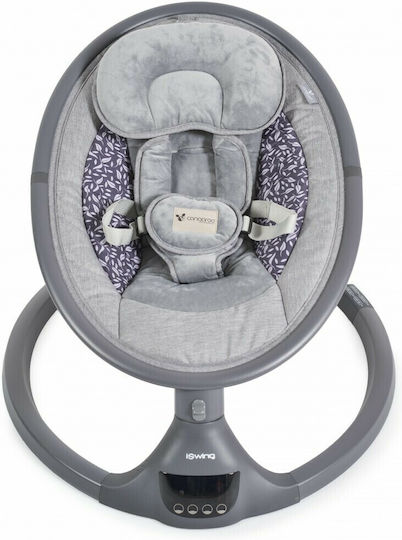 Cangaroo Electric Baby Relax iSwing with Music Graphite for Child up to 9kg
