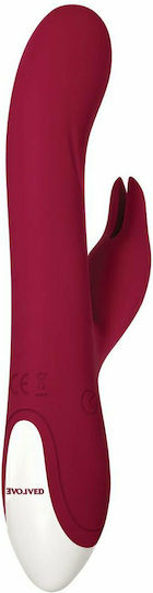 Evolved Novelties Inflatable Bunny Vibrator Vibrator Iepurele Roșu