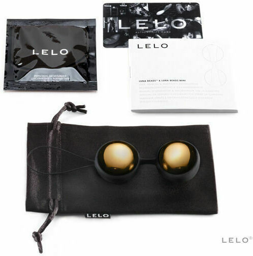 Lelo Luna Beads Bile vaginale Auriu