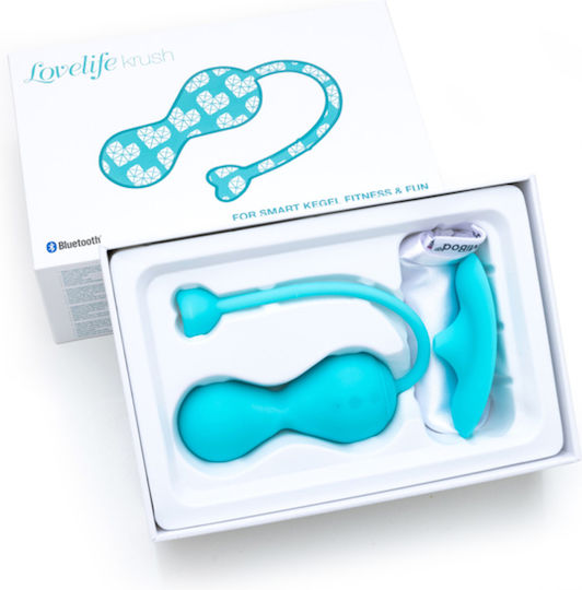 Ohmibod Lovelife Krush App Connected Bluetooth Kegel Balls Безжични Вагинални топки с вибрация Тюркоазен