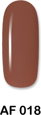 Aloha Fashion Хибриден Лак за Нокти AF 018 Chocolate Brown 15мл 1бр