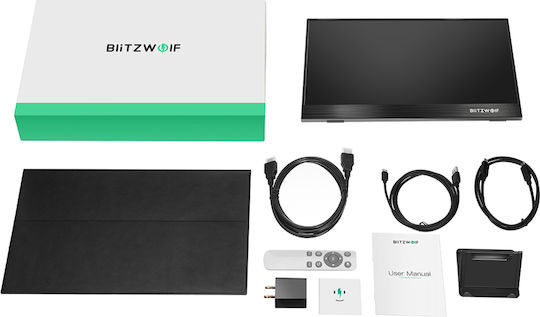 BlitzWolf BW-PCM2 IPS Touch Преносим Монитор 13.3" FHD 1920x1080
