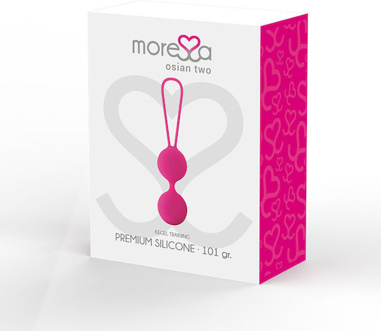 Amoressa Osian Two Premium Silicone Κολπικές Μπάλες Ροζ